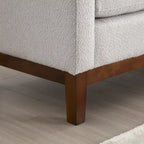 Elegant Upholstered Bench,with Wood Legs