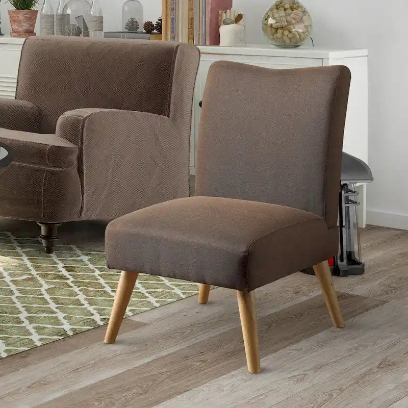 Pind Mid-Century Modern Fabric Padded Accent Chair by Furniture of America