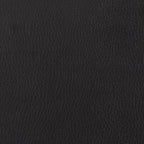 Round Leatherette Upholstered Ottoman