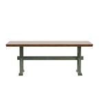 Eleanor 78-inch Oak Dining Table with X-base by iNSPIRE Q Classic