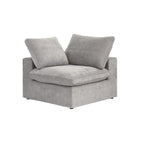 120 inch Contemporary Soft Commix Down Filled Cushions 3-Piece Sectional Sofa