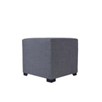 MJL Furniture Solid 4 Button Tufted Square Ottoman