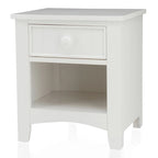 Ettrick Transitional Espresso Wood 1-Drawer Night Stand by Copper Grove