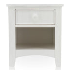 Ettrick Transitional Espresso Wood 1-Drawer Night Stand by Copper Grove