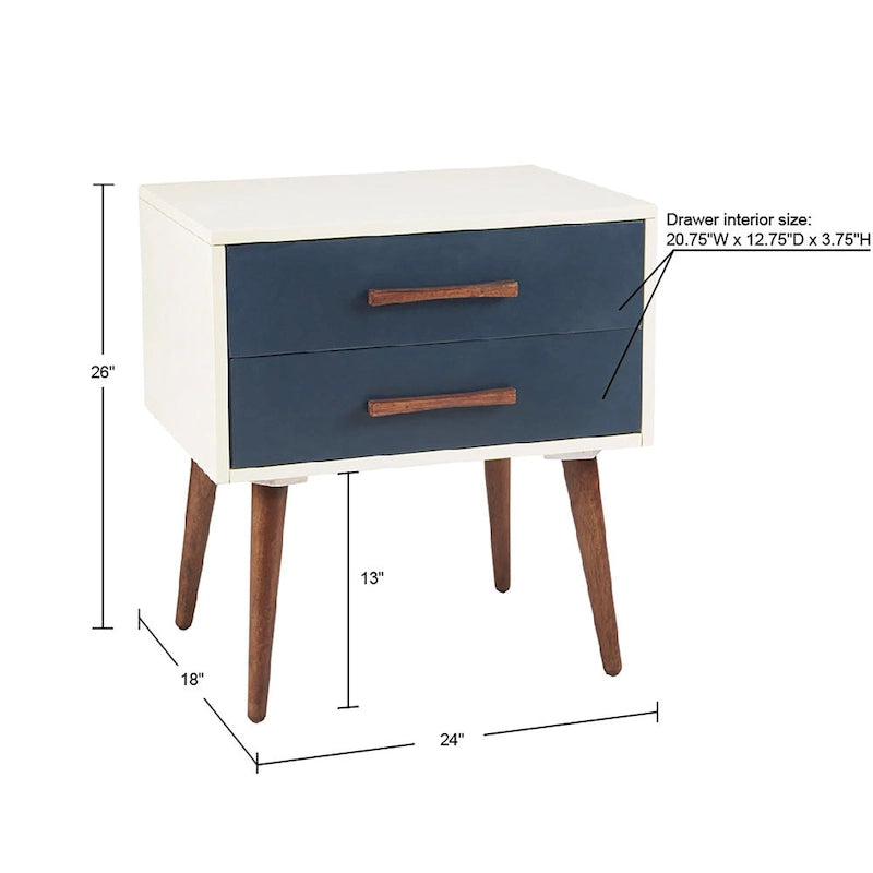 INK+IVY Jeremy Storage Nightstand