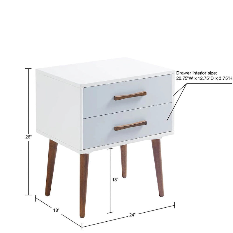 INK+IVY Jeremy Storage Nightstand