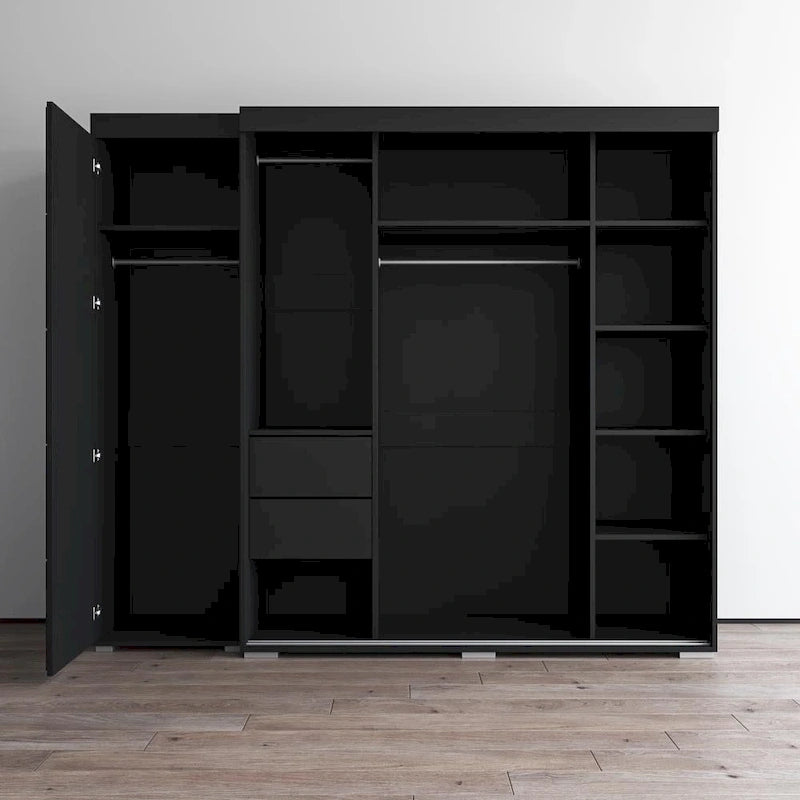 Aria 3D-EX Wardrobe with 1 Mirror