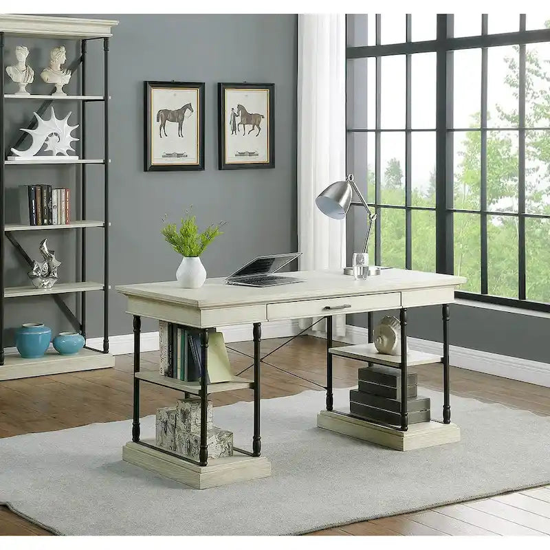 Corvus Ursula 59 1-Drawer Wooden Computer Writing Desk