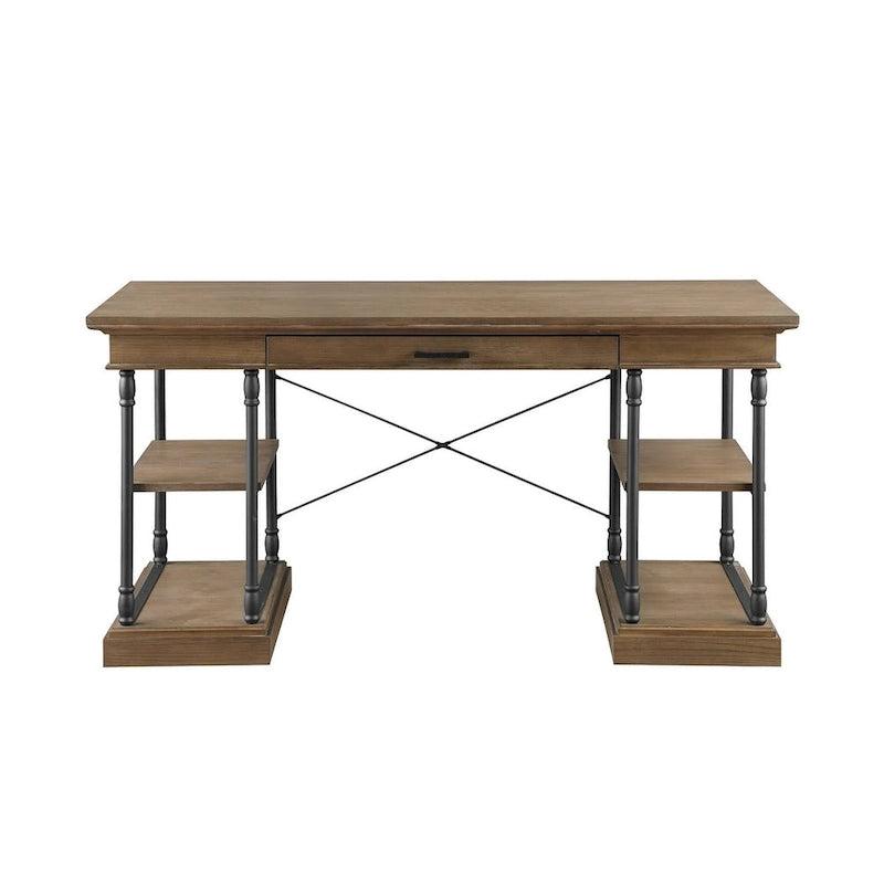 Corvus Ursula 59 1-Drawer Wooden Computer Writing Desk
