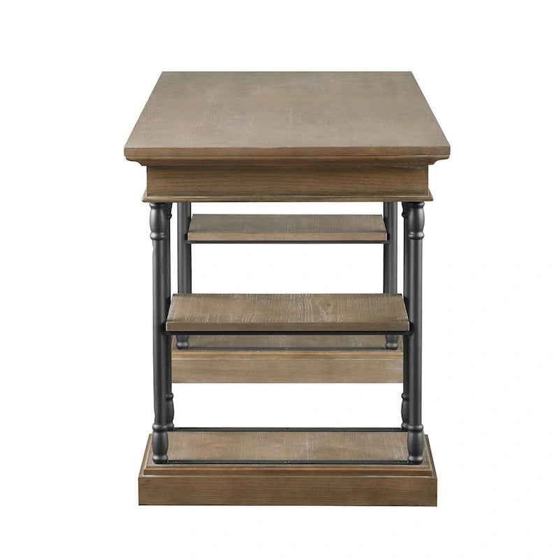 Corvus Ursula 59 1-Drawer Wooden Computer Writing Desk