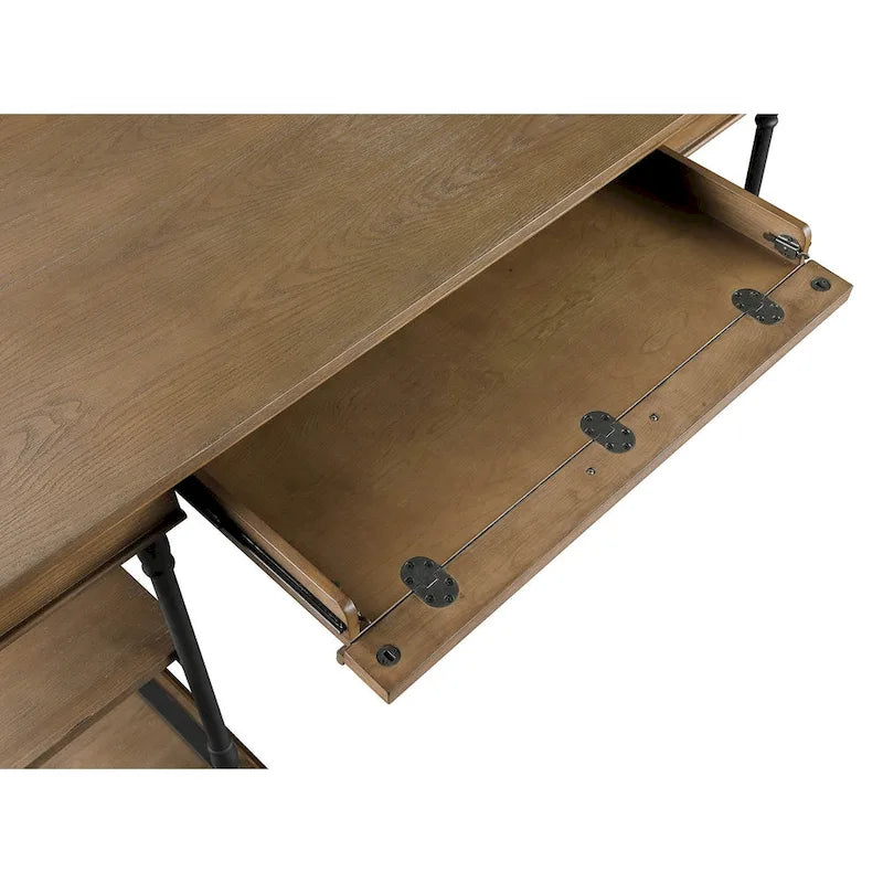 Corvus Ursula 59 1-Drawer Wooden Computer Writing Desk