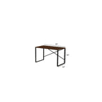 35 Inch Rectangular Computer Desk Modern Writing Desk with Metal Frame Study Desk Workstation for Living Room, Bedroom,Office
