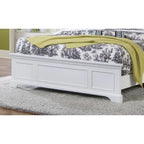 Homestyles Naples Off-White Wood Queen Bed