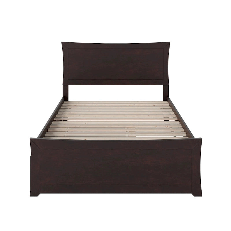 AFI Metro Platform Bed with Matching Footboard & Trundle