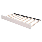 Upholstered Platform Bed with Trundle