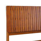 Middlebrook Designs Slatted Headboard Modern Queen Bed