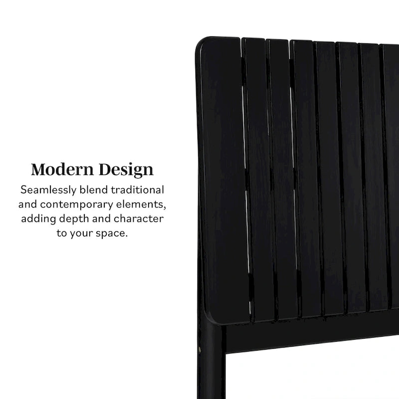 Middlebrook Designs Slatted Headboard Modern Queen Bed