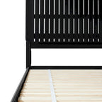 Middlebrook Designs Slatted Headboard Modern Queen Bed