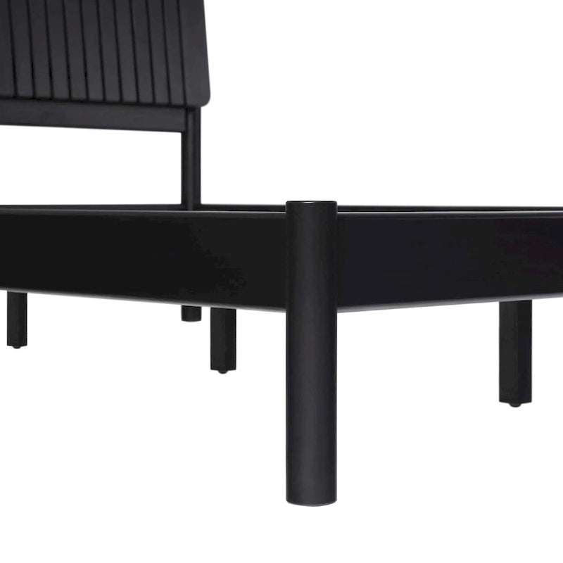 Middlebrook Designs Slatted Headboard Modern Queen Bed