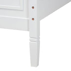 Mariana Classic and Traditional White Finished Wood Platform Bed