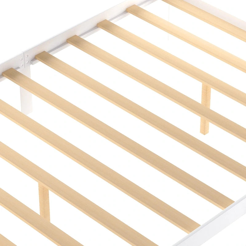 Full Size Platform Bed with Drawers