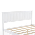 Full Size Platform Bed with Drawers