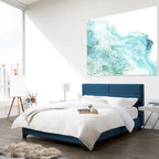 Bellevue Queen Rectangle Panel Upholstered Bed