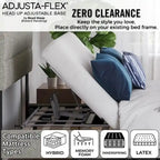Adjustable Base Kit with Wireless Remote - Lightweight Power Bed Frame Kit, Quick Easy Installation, Heavy Duty Support