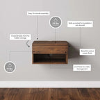 Modern Floating Bedside Nightstand