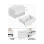 Modern Floating Bedside Nightstand