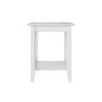 AFI Mission Printer Stand with Built-in Charger in White