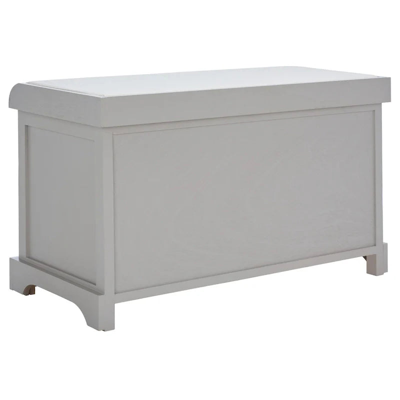 SAFAVIEH Euphemia Brown Woven Storage Basket Bench - 33.5 x 16.1 x 19.9 - 34Wx16Dx20H