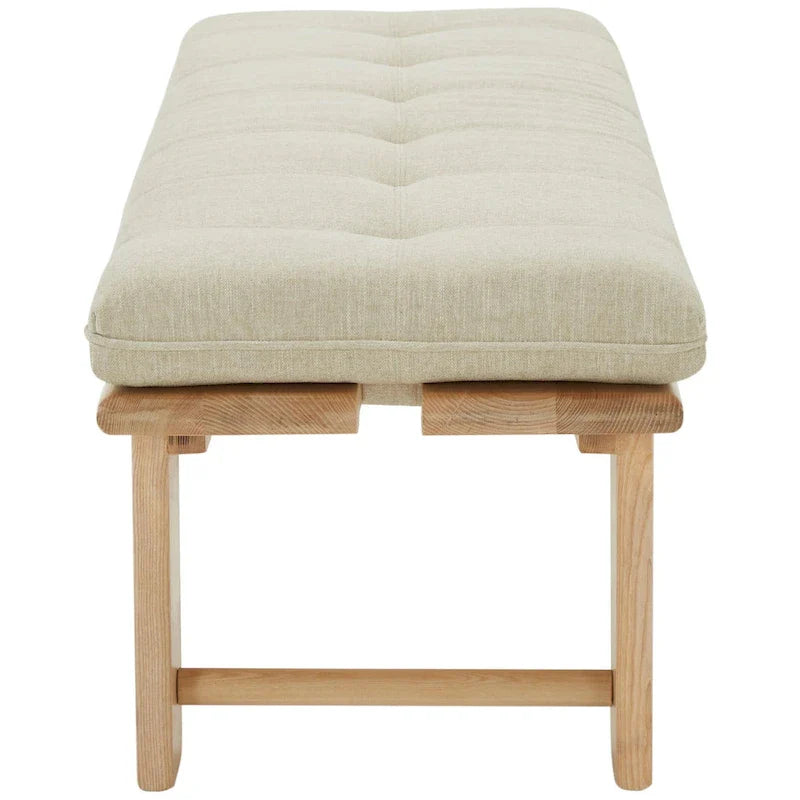 SAFAVIEH Couture Rasema Modern Cushion Bench - 60.8 In. W x 18.9 In. D x 18.1 In. H - 61Wx19Dx18H