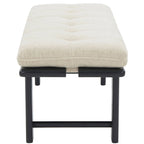 SAFAVIEH Couture Rasema Modern Cushion Bench - 60.8 In. W x 18.9 In. D x 18.1 In. H - 61Wx19Dx18H