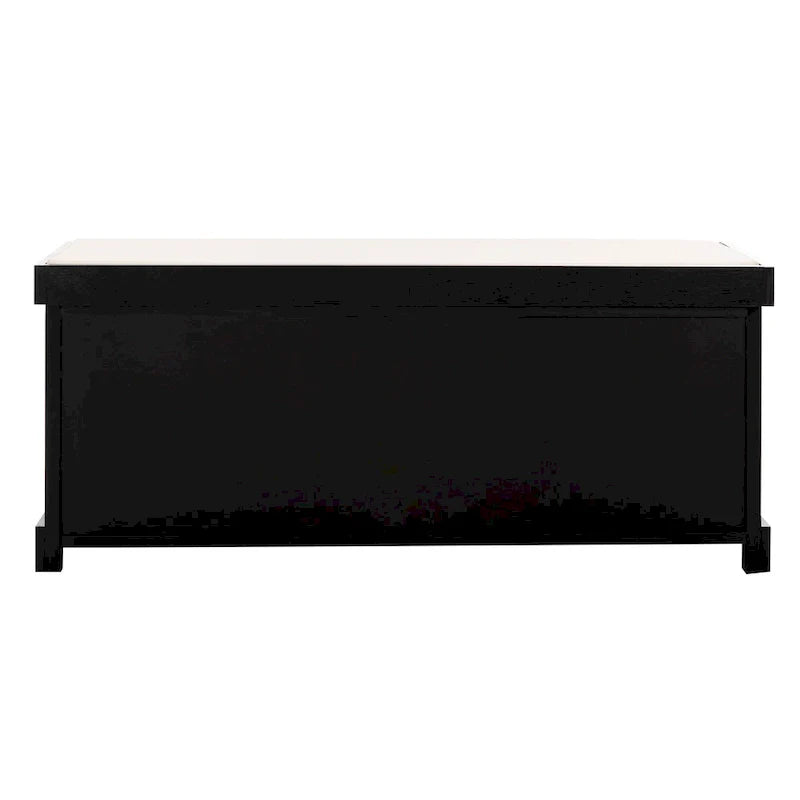 SAFAVIEH Eola Grey/ White Storage Bench - 47 x 16.1 x 19.9 - 47Wx16Dx20H