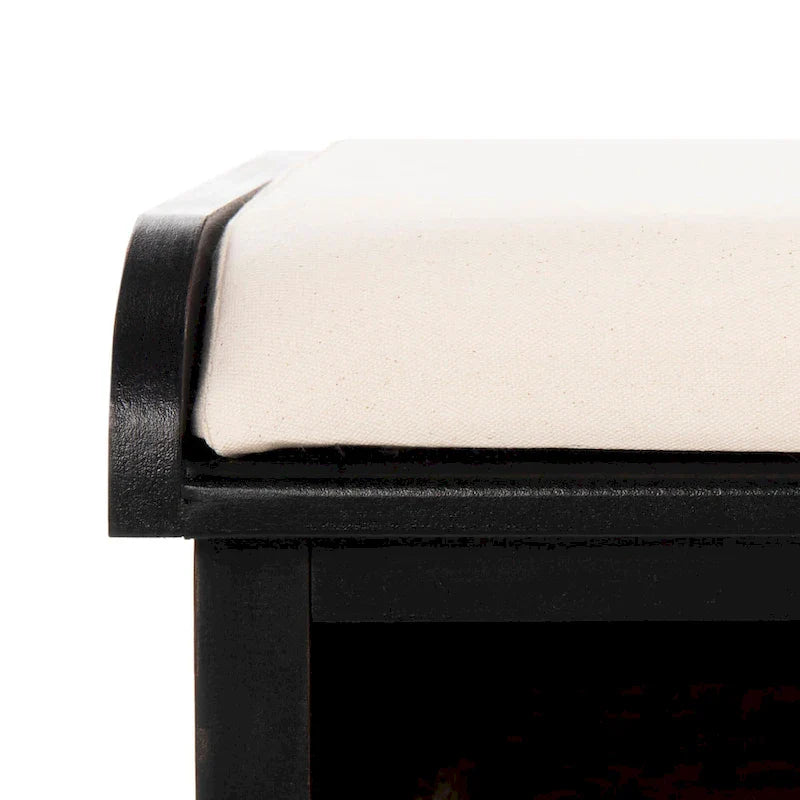 SAFAVIEH Eola Grey/ White Storage Bench - 47 x 16.1 x 19.9 - 47Wx16Dx20H