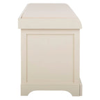 SAFAVIEH Eola Grey/ White Storage Bench - 47 x 16.1 x 19.9 - 47Wx16Dx20H