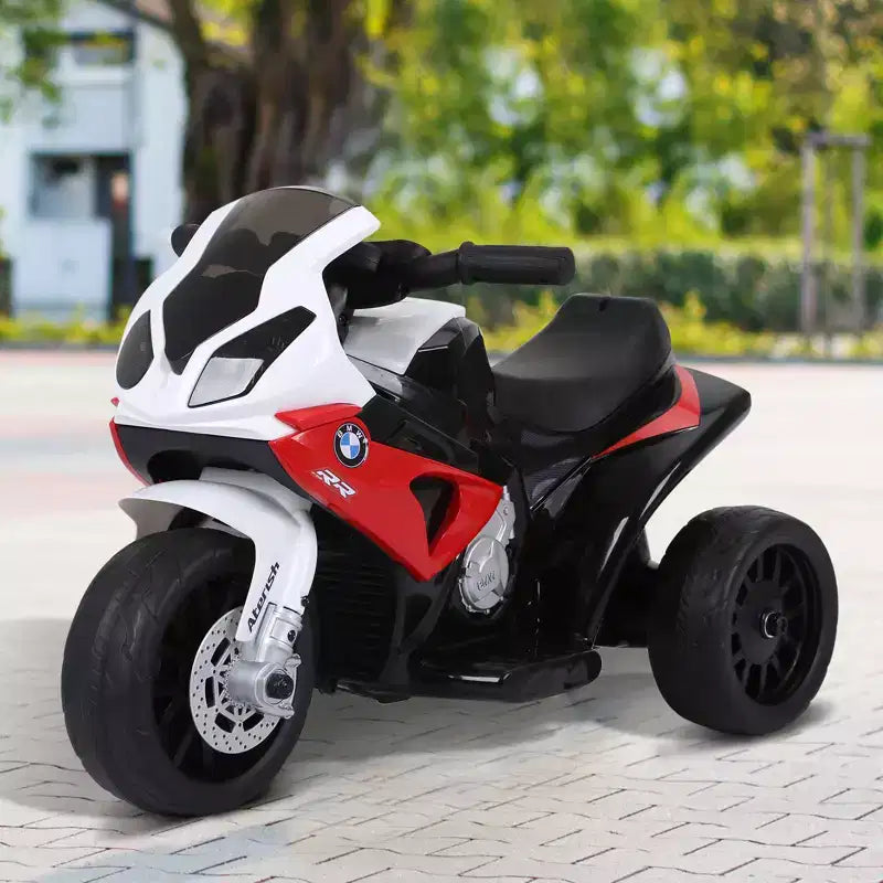 Aosom 6V Kids Motorcycle Licensed BMW, Toddler Motorcycle with Headlight, Music, 3 Wheeled Electric Motorcycle for Kids, Gift for Boys & Girls