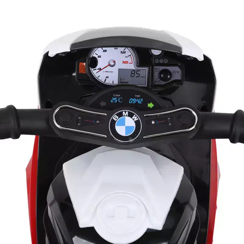 Aosom 6V Kids Motorcycle Licensed BMW, Toddler Motorcycle with Headlight, Music, 3 Wheeled Electric Motorcycle for Kids, Gift for Boys & Girls