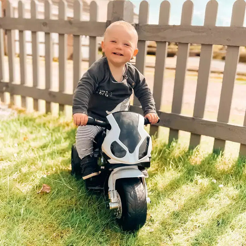 Aosom 6V Kids Motorcycle Licensed BMW, Toddler Motorcycle with Headlight, Music, 3 Wheeled Electric Motorcycle for Kids, Gift for Boys & Girls