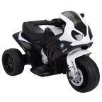 Aosom 6V Kids Motorcycle Licensed BMW, Toddler Motorcycle with Headlight, Music, 3 Wheeled Electric Motorcycle for Kids, Gift for Boys & Girls