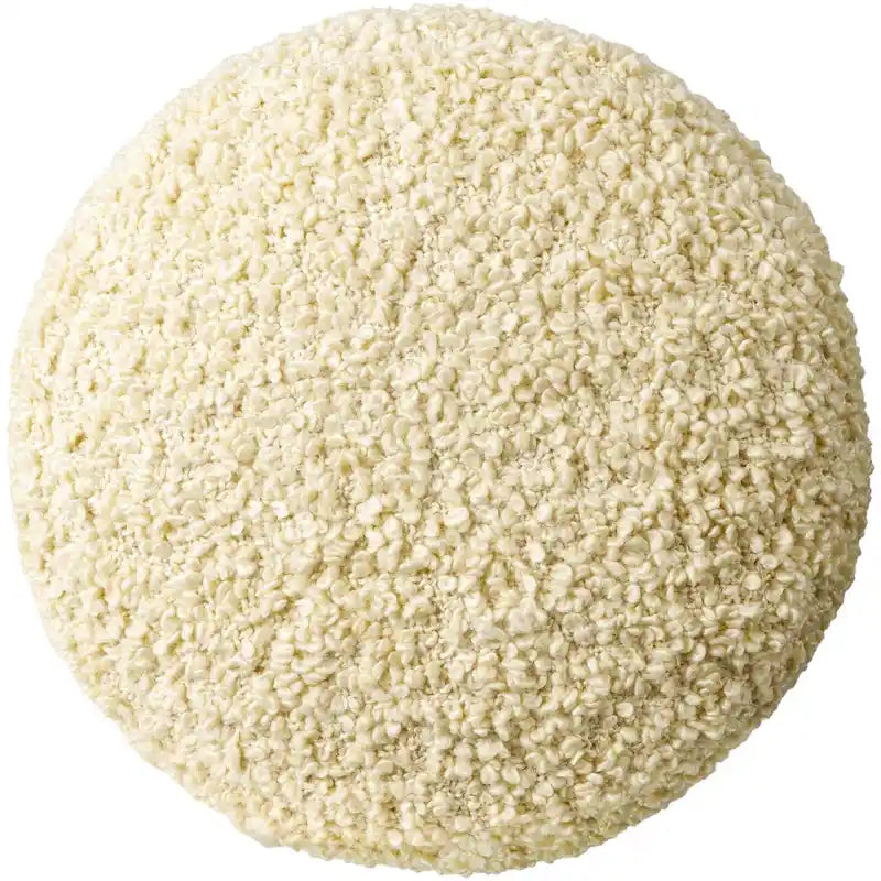 Mohave Shaggy Boucle 18-inch Tall Polyester Pouf