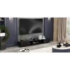 Famapy TV Stand with Storage Drawers and Shelves