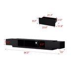 Famapy TV Stand with Storage Drawers and Shelves