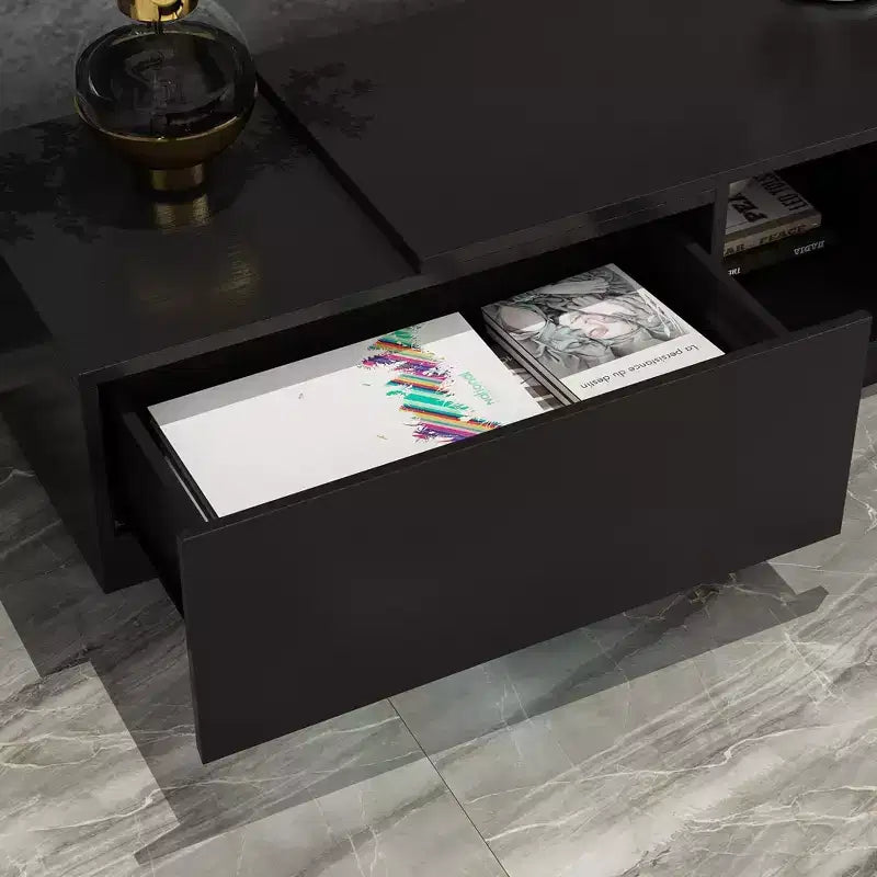 Famapy TV Stand with Storage Drawers and Shelves