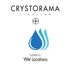 Crystorama Lighting Glacier 1 - Light Post Light in Black Charcoal