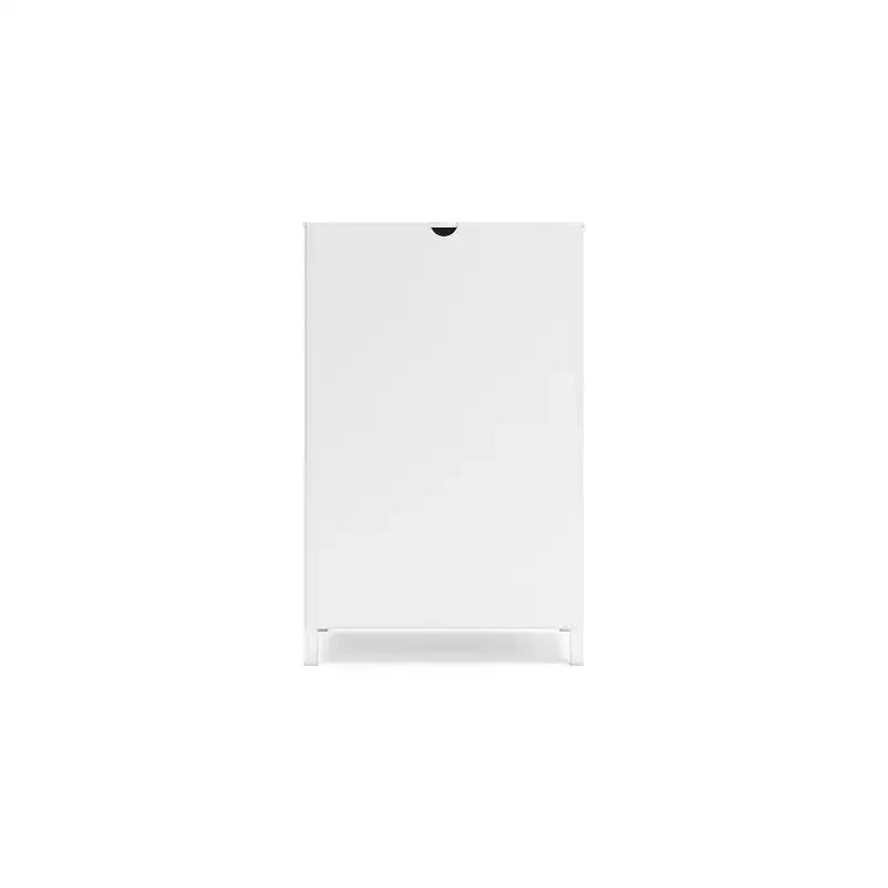 Signature Design by Ashley Hallityn 5 Drawer Tall Dresser, White
