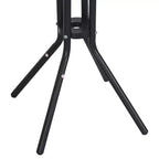 Outsunny 3 Piece Bar Height Outdoor Bistro Set for 2, Round Patio Pub Table 2 Bar Chairs with Comfortable Design & Durable Build