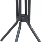 Outsunny 3 Piece Bar Height Outdoor Bistro Set for 2, Round Patio Pub Table 2 Bar Chairs with Comfortable Design & Durable Build