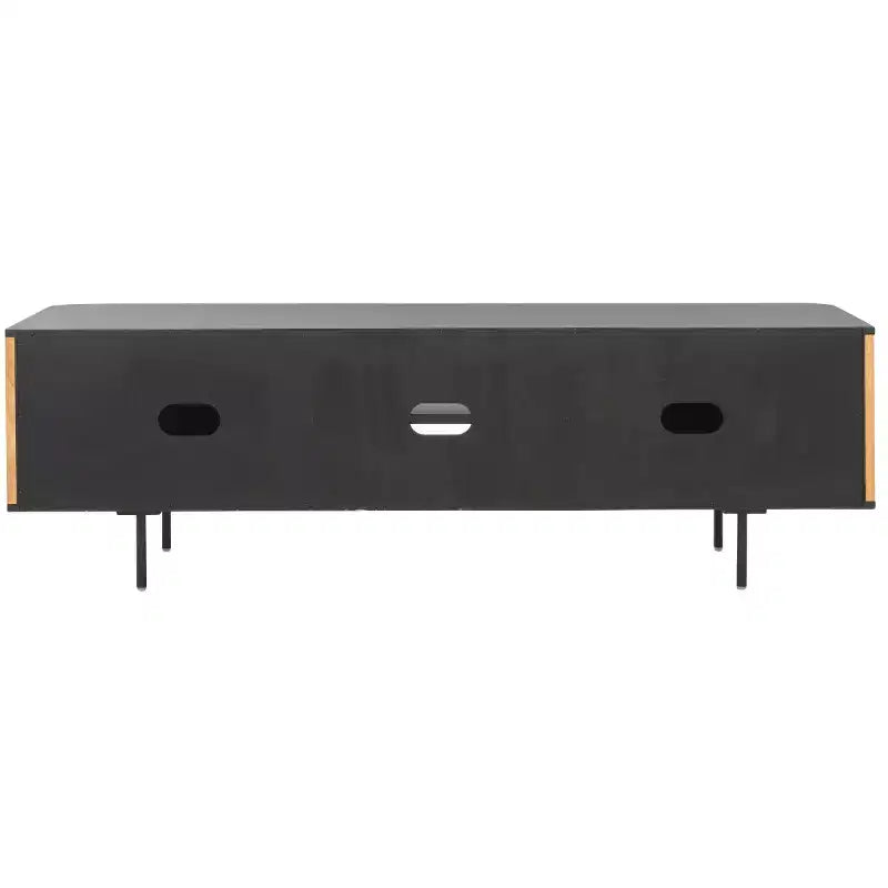 Anahi 2 Door 2 Shelf Media Stand - MED1501 - Black/Natural - Safavieh